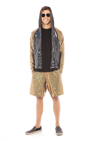 Festival Snake Skin Shorts - Electro Threads