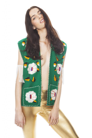 1960s Embroidered Vest