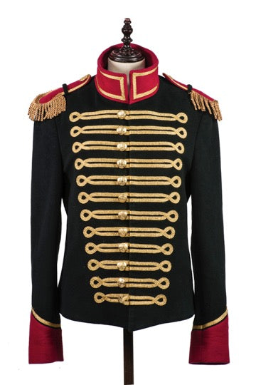 Women's Velvet Military Style Jacket | Festivalia