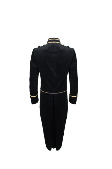 Men's Velvet Military Detachable Tailcoat | Festivalia