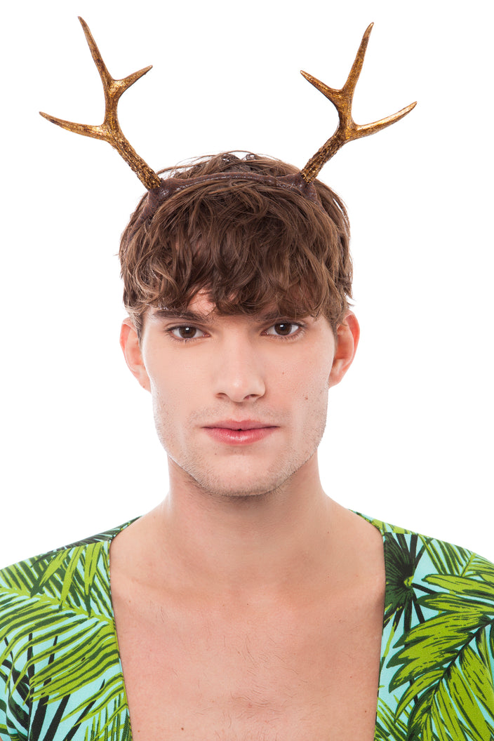 Gold deals antler headband