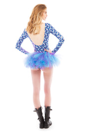 Turquoise, Smoke Blue and Purple Straight tutu | Thumbnail 3