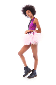 Ivory and Pink Straight Tutu | Thumbnail 2