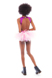 Ivory and Pink Straight Tutu | Thumbnail 3