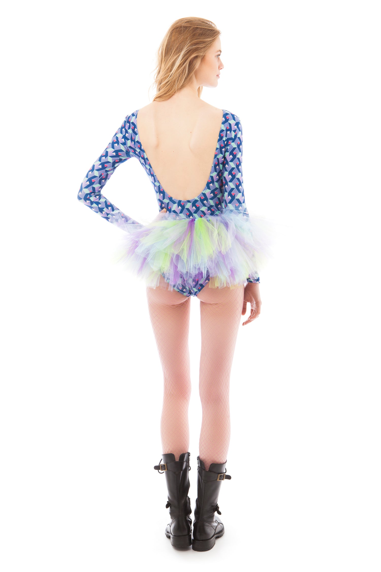 Purple, Light Blue and Green Straight Tutu | Festivalia
