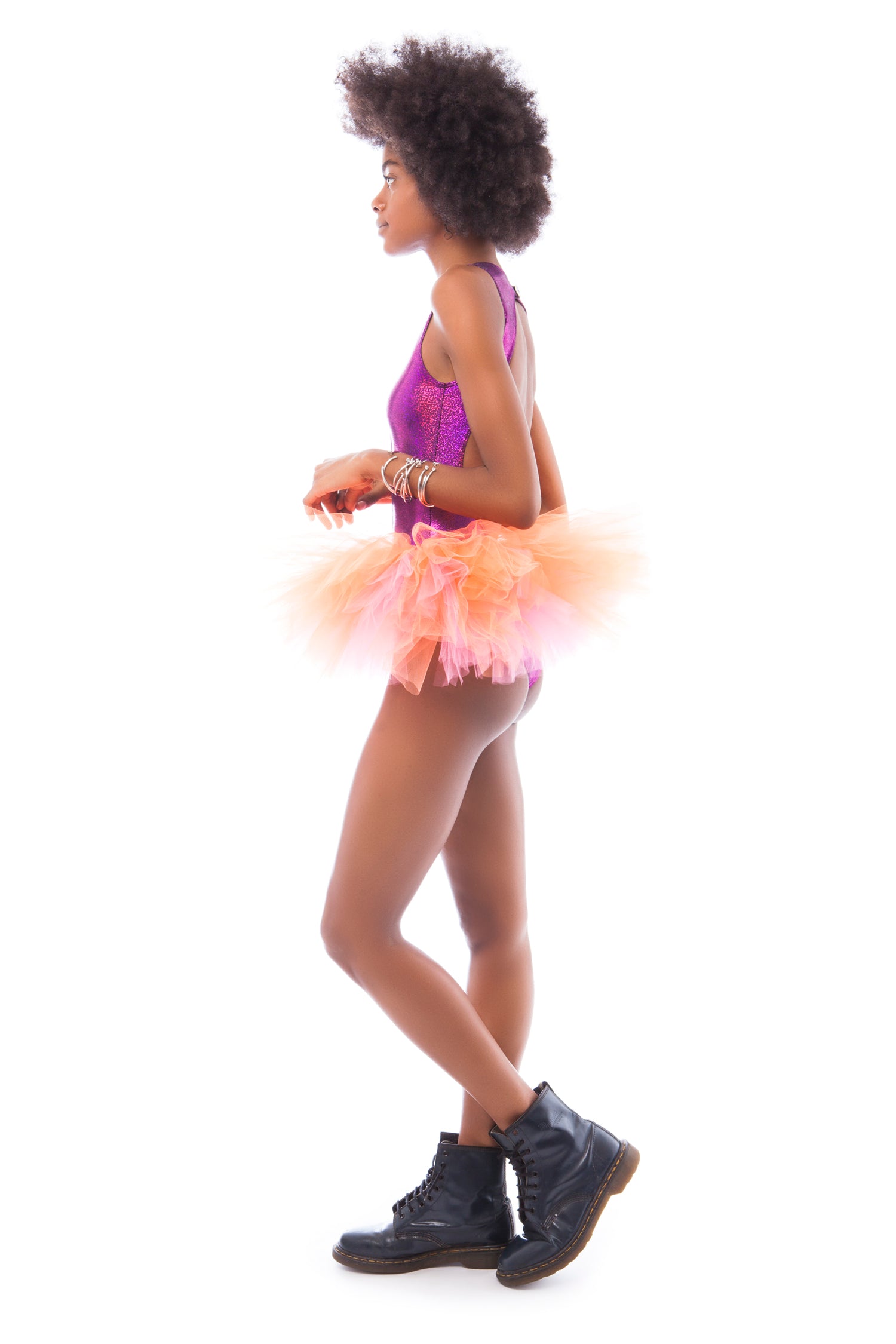Orange, Pink and Purple Straight Tutu | Festivalia