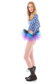 Black, Turquoise and Purple Pointy Tutu | Thumbnail 1