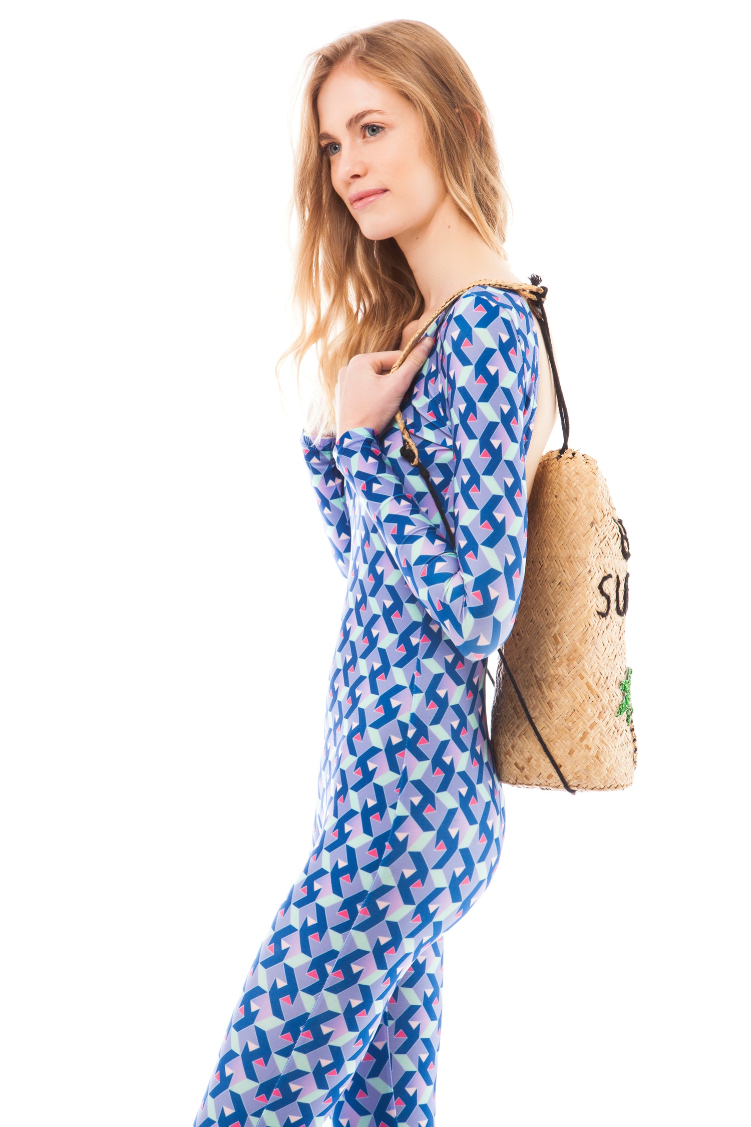 Gone Surfing Embellished Wicker Backpack | Festivalia