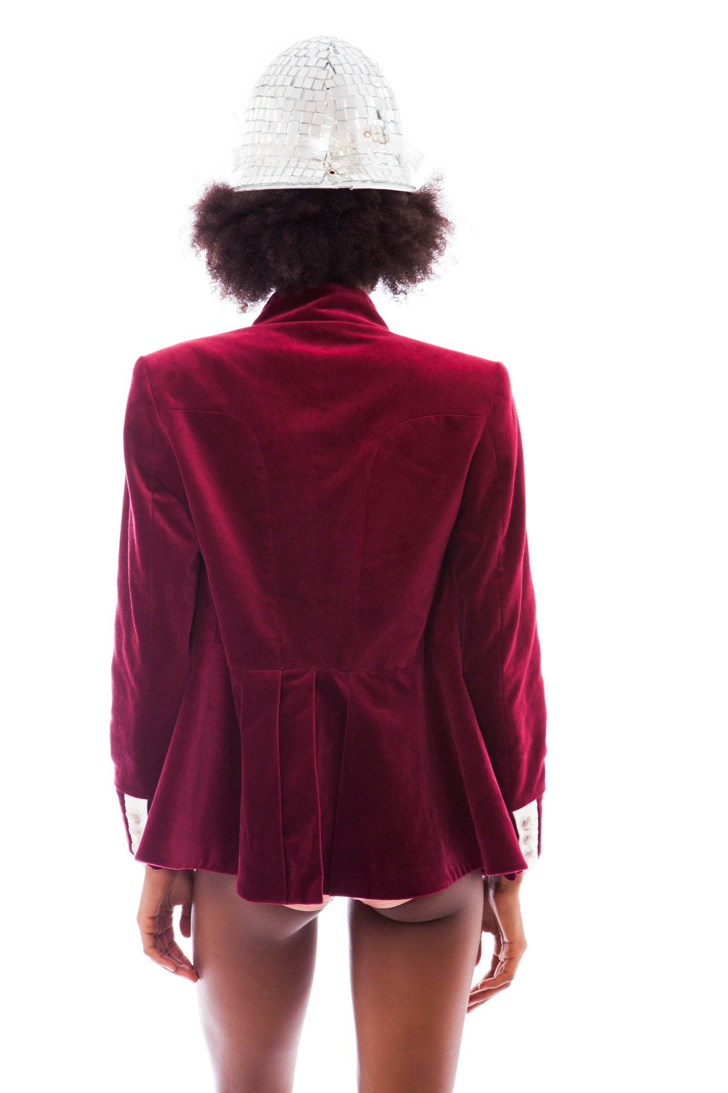 Women's Persian Red and White Lancer Jacket