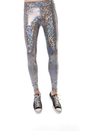 Silver Holographic Men's Leggings | Thumbnail 2