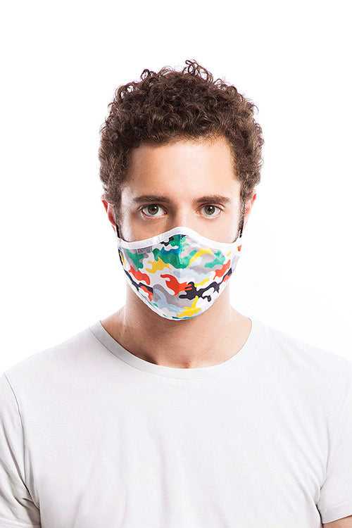 Camouflage Print Dust Mask | Festivalia
