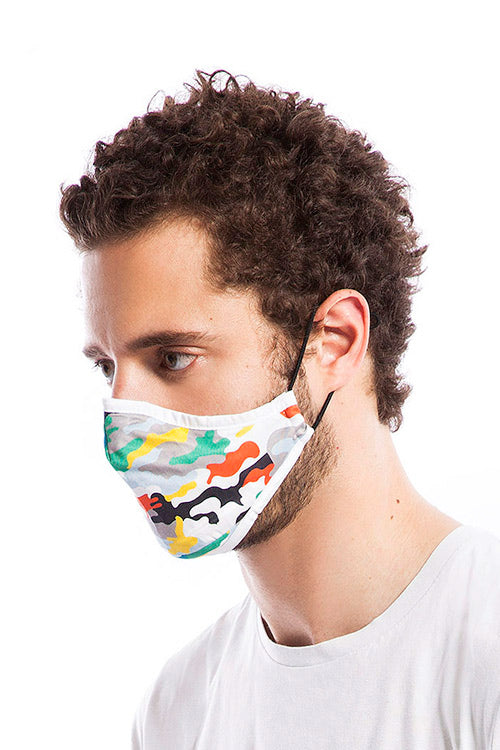 Camouflage Print Dust Mask | Festivalia