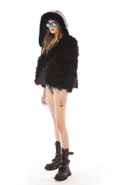 Black Feather Jacket | Thumbnail 2
