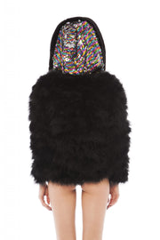 Black Feather Jacket | Thumbnail 3