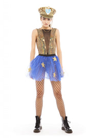 LED Light Wonderwoman Tutu with Gold Stars | Thumbnail 3