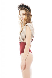 Kate Red and Nude Bodysuit | Thumbnail 2