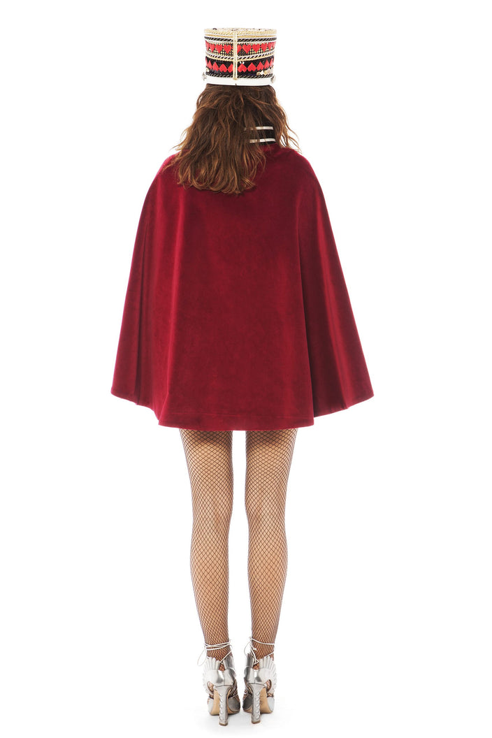 Persian Red Velvet Cape | Festivalia