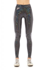 Black Holographic Leggings | Thumbnail 1