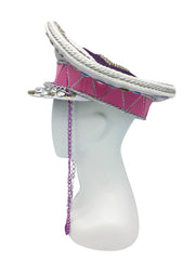 Adria Pink & Gemstone Encrusted Captain Hat | Thumbnail 2