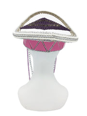 Adria Pink & Gemstone Encrusted Captain Hat | Thumbnail 3