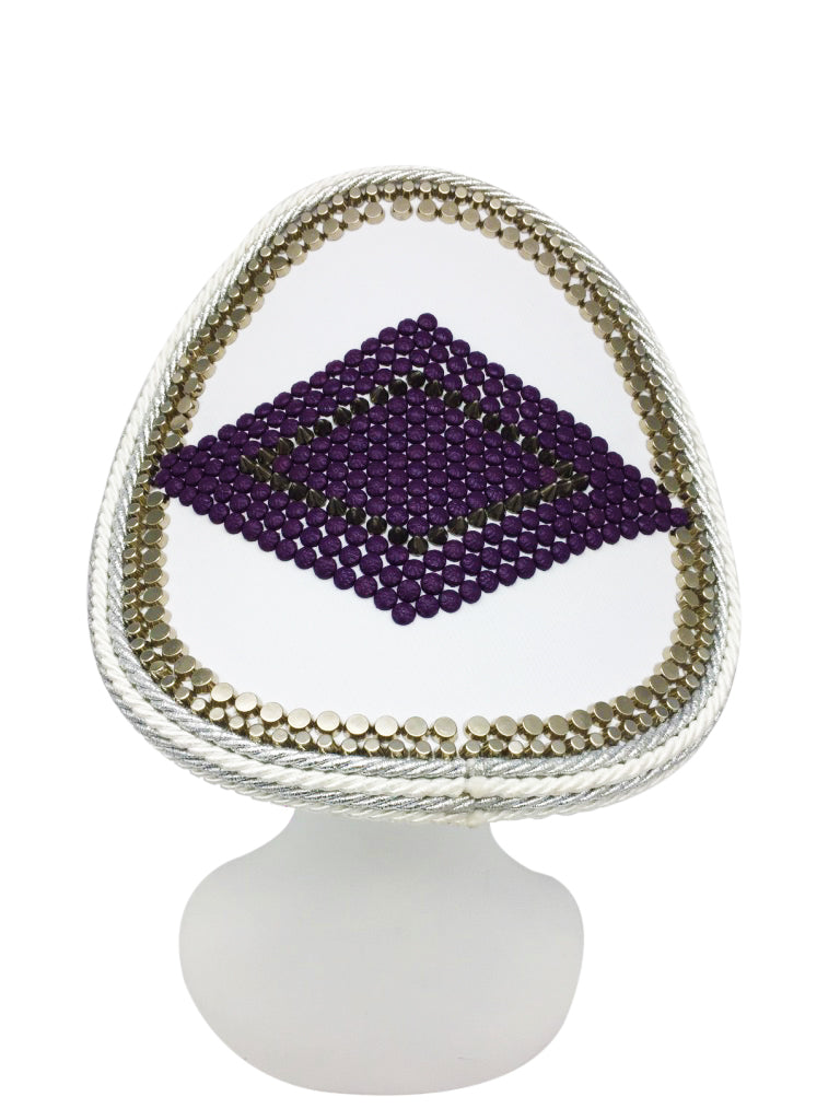 Adria Pink & Gemstone Encrusted Captain Hat | Festivalia