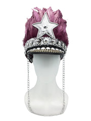 Calypso Feather and Star Military Style Hat | Thumbnail 1