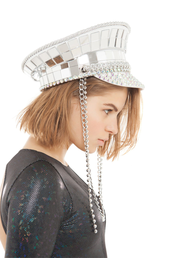 Néen Mirror Military Style Hat | Festivalia