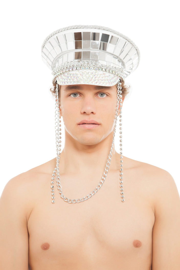 Men's Néen Mirror Military Style Hat | Festivalia