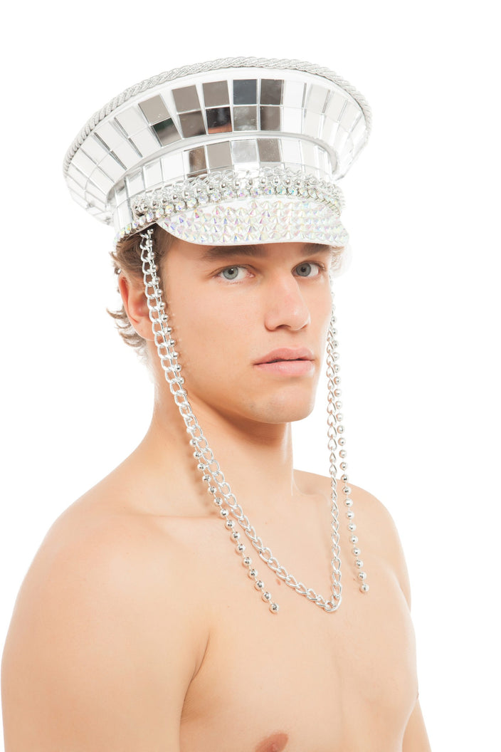 Men's Néen Mirror Military Style Hat | Festivalia