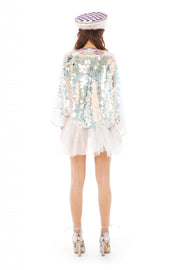 Iridescent Pink Sequin Bolero | Thumbnail 3