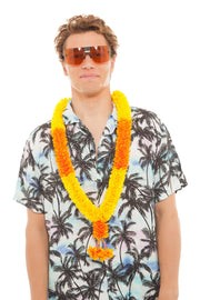 Men's The Darjeeling Yellow and Orange Necklace with Beading | Thumbnail 2