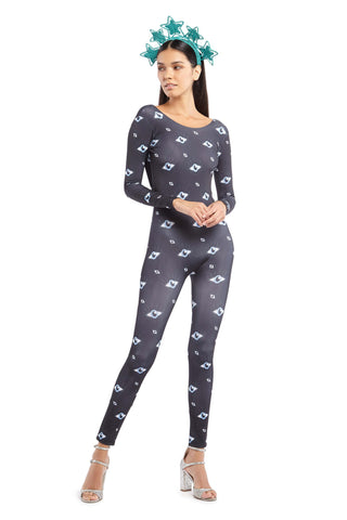 Evil Eye Scooped Back Catsuit