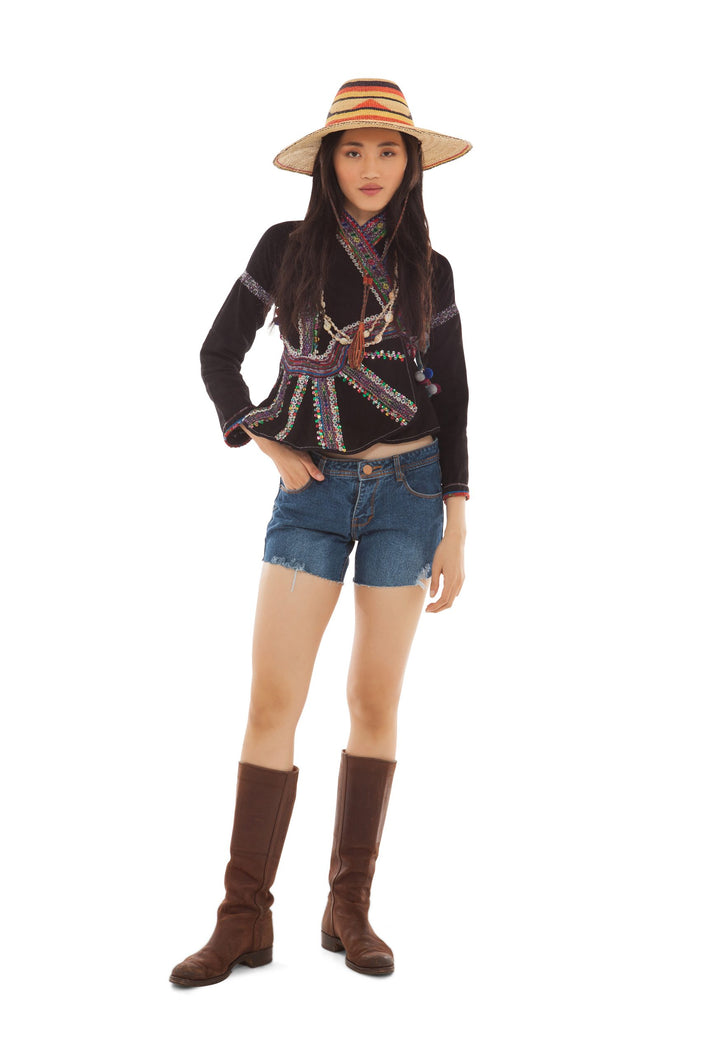 Vintage Embellished Vietnamese Jacket | Festivalia