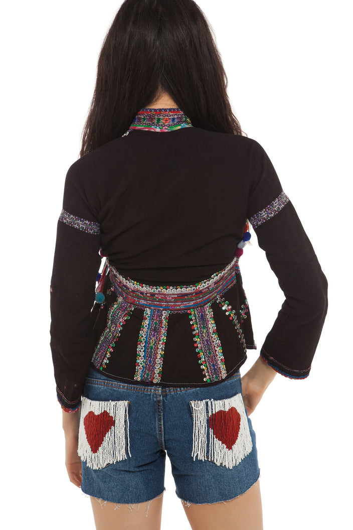 Vintage Embellished Vietnamese Jacket | Festivalia