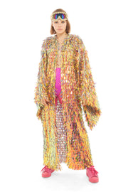 Iridescent Gold Tinsel Robe | Thumbnail 1