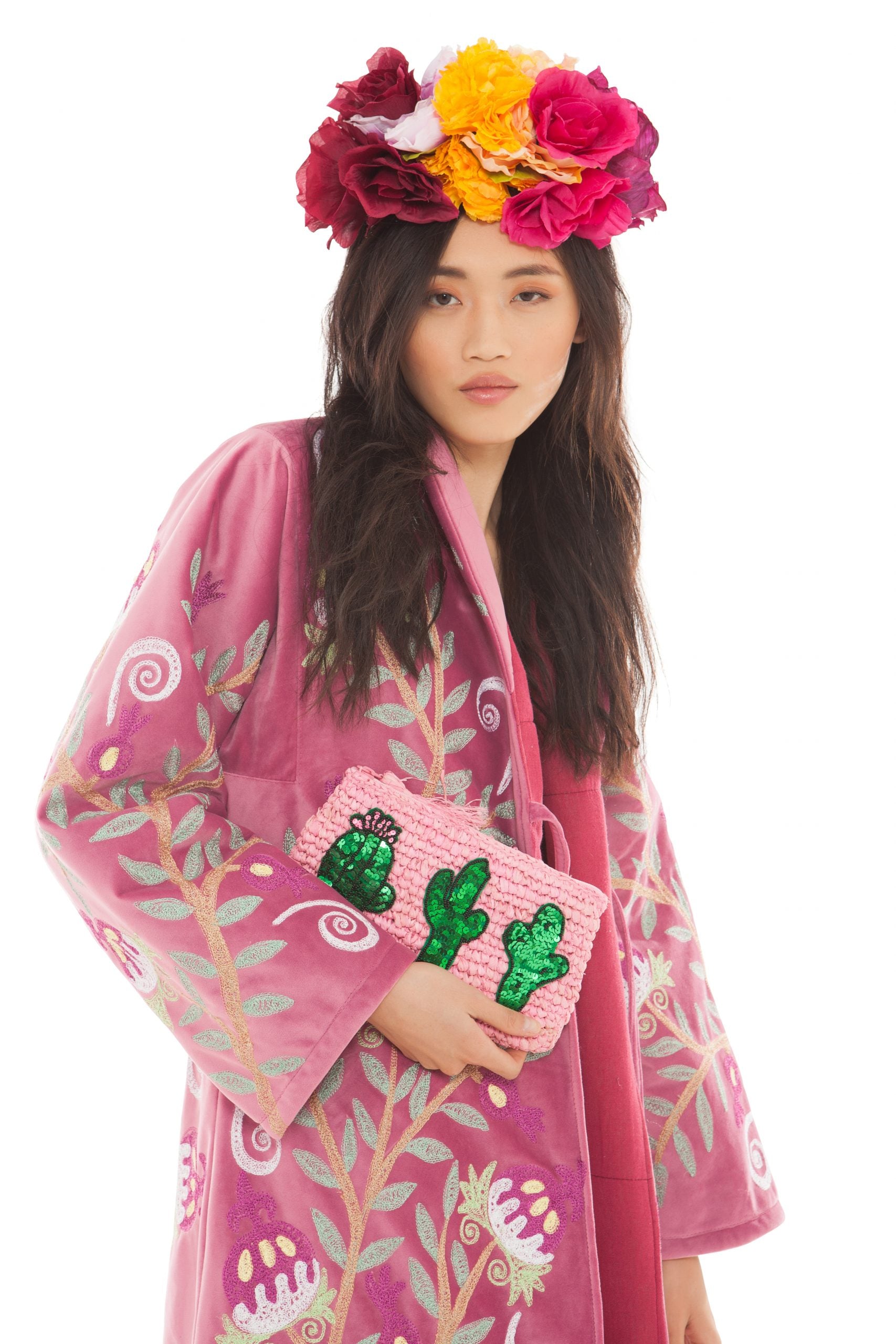 Pink Cactus Clutch | Festivalia