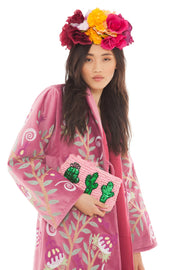 Pink Cactus Clutch | Thumbnail 1