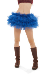 Electric Blue Tulle Top | Thumbnail 3