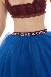 Electric Blue Tulle Top | Thumbnail 4