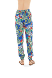 Parrot Print Drawstring Trousers | Thumbnail 3
