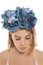 Blue Rose Flower Crown | Thumbnail 2