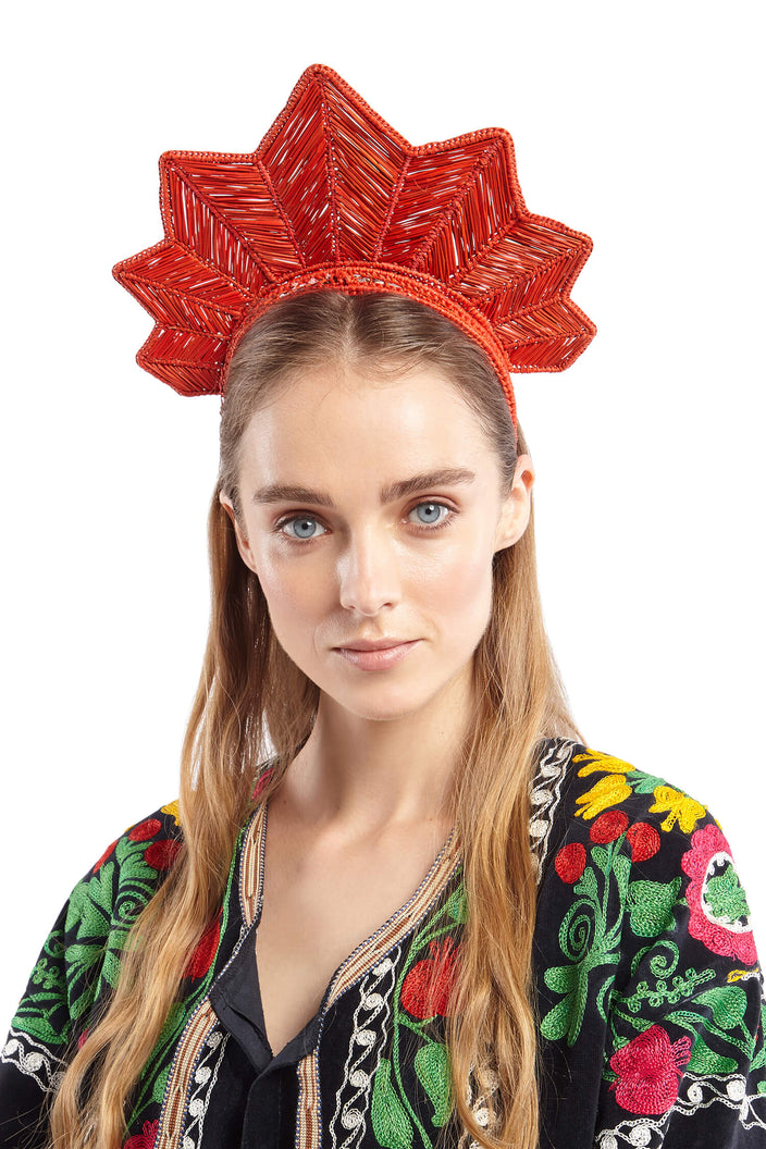Red Star Woven Crown | Festivalia
