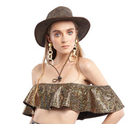 Padau White Hoop Earrings | Thumbnail 6