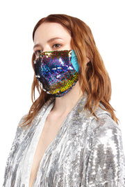 Rainbow Sequin Mask | Thumbnail 1