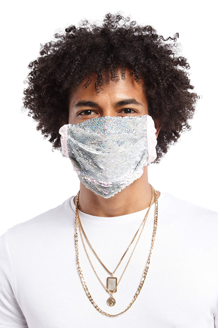 Unicorn Sequin Mask | Festivalia