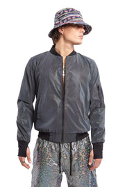 Rainbow Reflective Bomber Jacket | Thumbnail 1