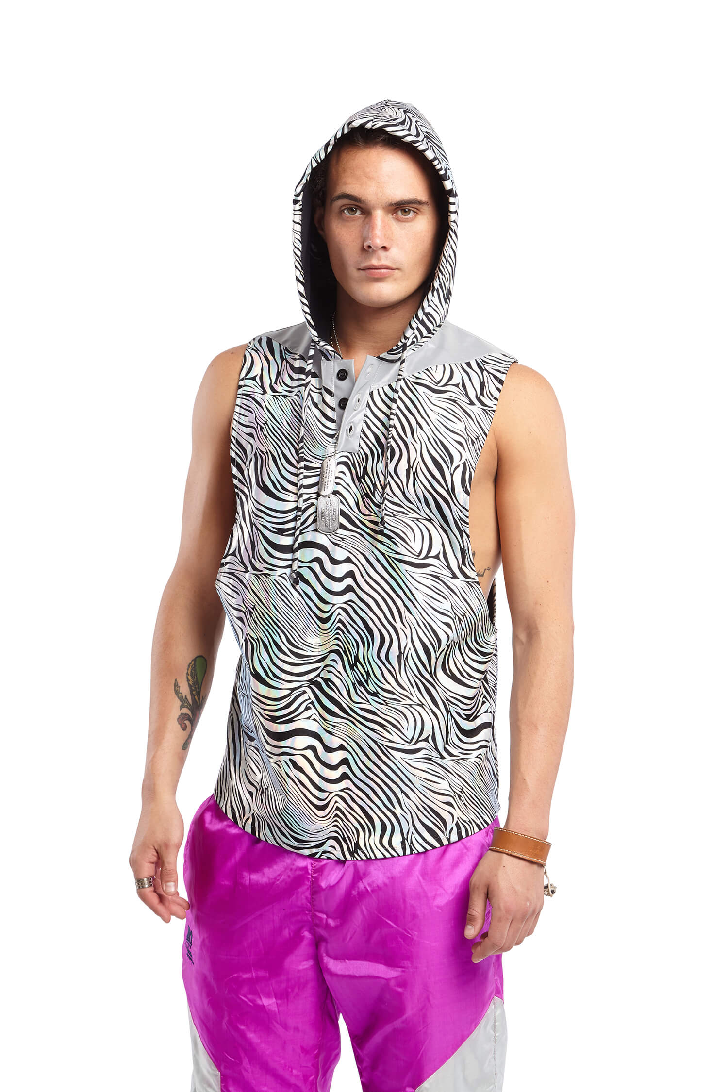 Galactic Jungle Hoodie Tank | Festivalia