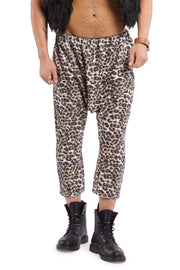Men's Leopard Print Sequin Harem Pants | Thumbnail 2