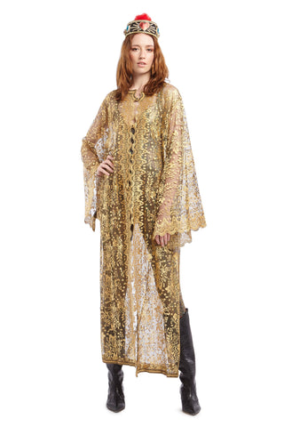 Gold Lace Kaftan