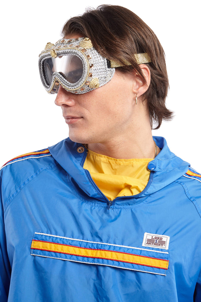 Men's Sergeant Lockdown Silver and Gold Goggles | Festivalia